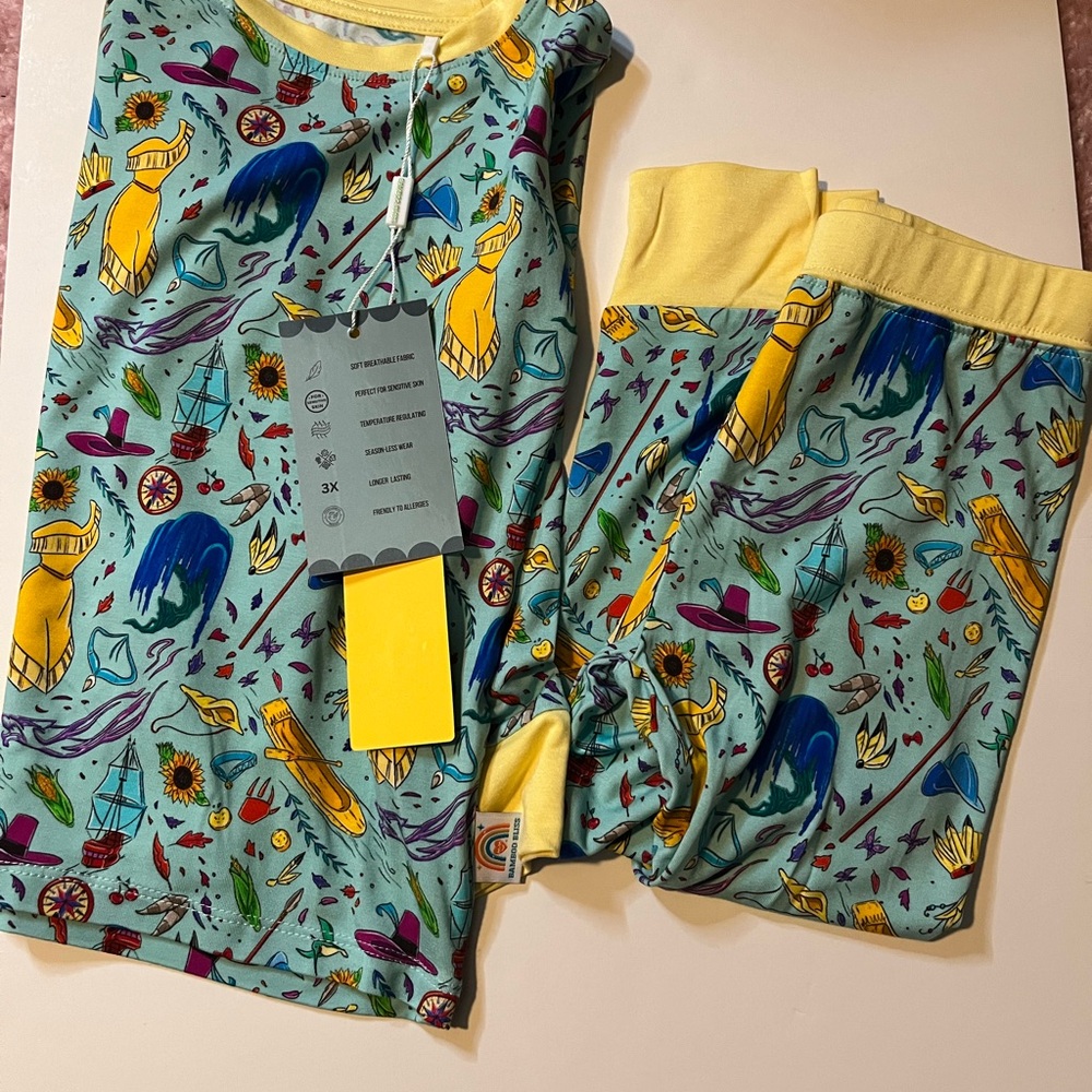 Bamboo Pocahontas inspired toddler pjs- so good, so sad we can’t wear them!!